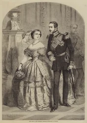 Der Prinz und die Prinzessin Friedrich-Wilhelm von Preußen